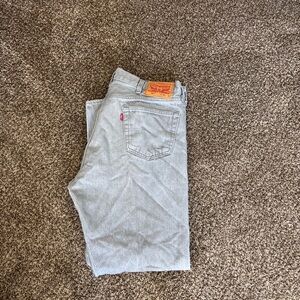 Levi's 501 Gray Straight Men Jeans